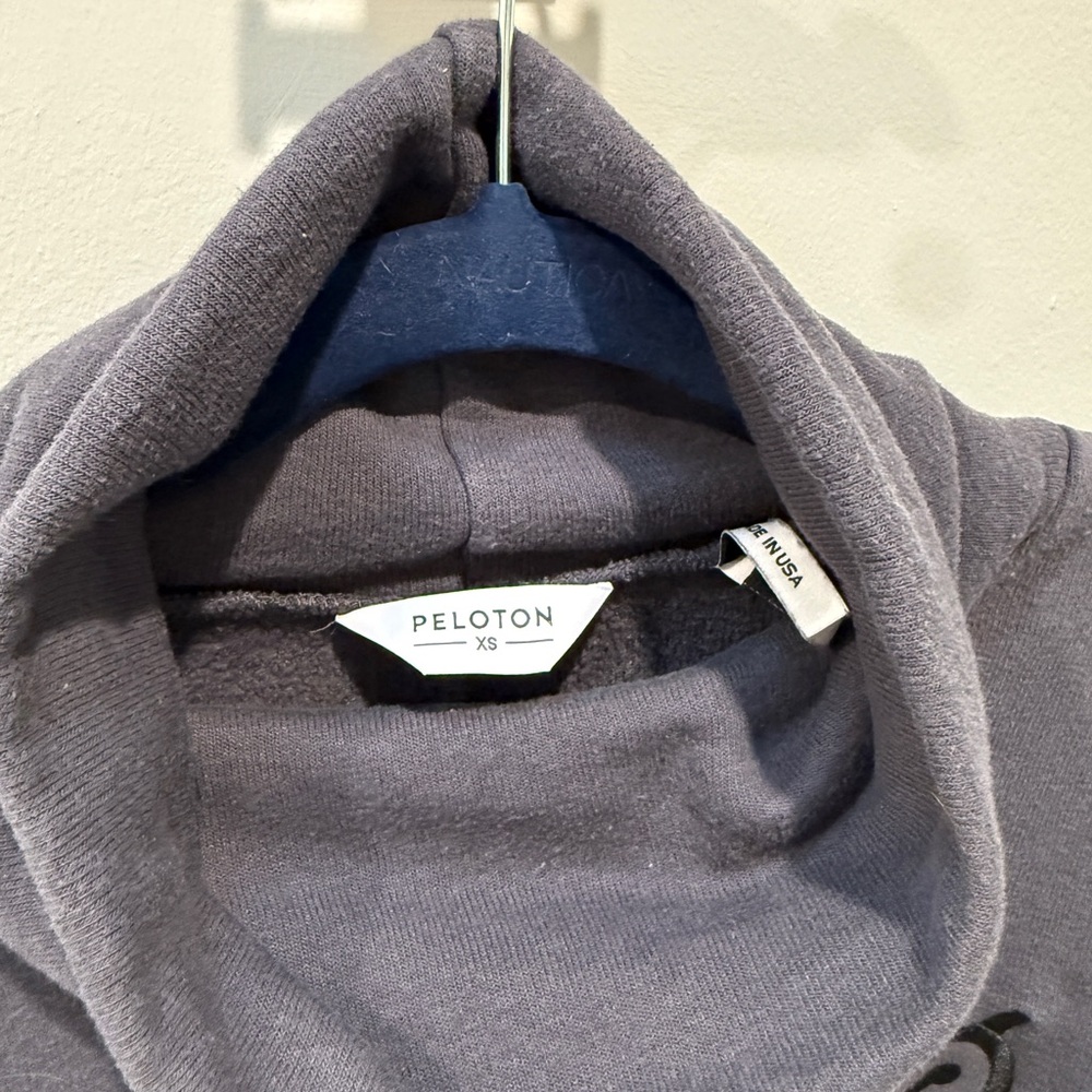 Peloton Gray Cowl Neck Pullover - image 4